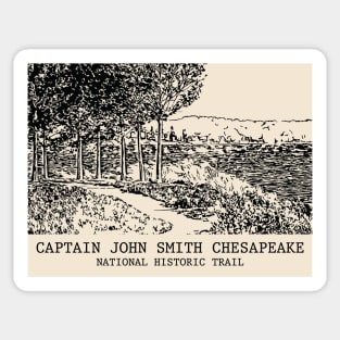 Captain John Smith Chesapeake National Historic Trail Sticker